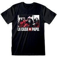 La Casa De Papel - Photo And Logo - tričko L - Tričko
