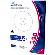 Mediarange CD/DVD/Blu-ray etikety 41 mm - 118 mm - Samolepka