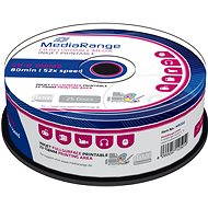 MEDIARANGE CD-R 700MB 52x spindl 25ks Inkjet Printable - Média
