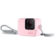 Pouzdro na kameru GoPro Sleeve + Lanyard (Silikonový obal růžový)