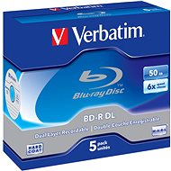 Verbatim BD-R Dual Layer 50 GB 6x, 5 Pieces in a Box - Media