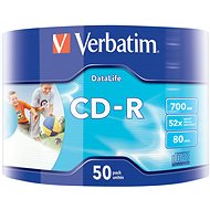 VERBATIM CD-R 700MB, 52x, Wrap 50pcs - Media