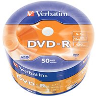 VERBATIM DVD-R AZO 4,7GB, 16x, wrap 50 ks - Média