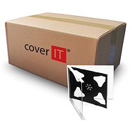 COVER IT box:2 CD 10mm jewel box + tray - karton 200ks - Obal na CD/DVD