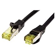 OEM S/FTP patchkabel Cat 7, s konektory RJ45, LSOH, 1m, černý - Síťový kabel