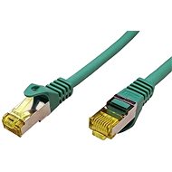 OEM S/FTP patchkabel Cat 7, s konektory RJ45, LSOH, 0.25m, zelený - Síťový kabel