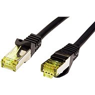 OEM S/FTP patchkabel Cat 7, s konektory RJ45, LSOH, 10m, černý - Síťový kabel
