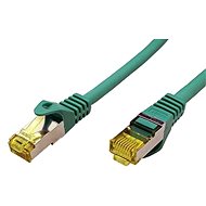 OEM S/FTP patchkabel Cat 7, s konektory RJ45, LSOH, 25m, zelený - Síťový kabel