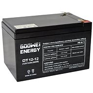 GOOWEI ENERGY Bezúdržbový olověný akumulátor OT12-12, 12V, 12Ah - Baterie pro záložní zdroje