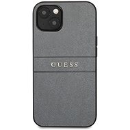 Guess PU Leather Saffiano Zadní Kryt pro Apple iPhone 13 Grey - Kryt na mobil