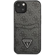 Guess 4G Saffiano Double Card kryt pro Apple iPhone 13 Black