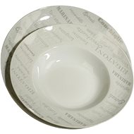 H&D Home Design talíř z porcelánu na těstoviny 27 x27 x 6 cm - Talíř