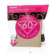 Hario papírové filtry V60-01, nebělené, 100ks - Filtr na kávu