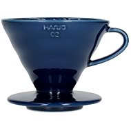 Hario Dripper V60-02, keramický, indigo modrá - Dripper