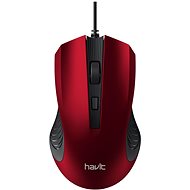 Gaming Mouse Havit Gamenote MS752, black and red - Herní myš
