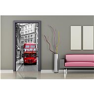 AG Design 1 dílná fototapeta LONDON BUS FTNV 2898, 90 x 202 cm vlies - Fototapeta