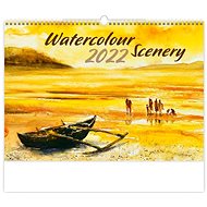 HELMA Watercolour Scenery 2022 - Nástěnný kalendář