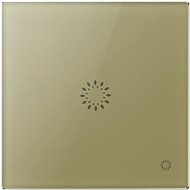 Glasense glass 1-button switch, Champagnium Gold, WiF