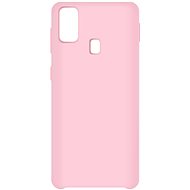 Kryt na mobil Hishell Premium Liquid Silicone pro Samsung Galaxy M21 růžový