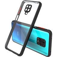 Kryt na mobil Hishell two colour clear case for Xiaomi Redmi Note 9 Pro / 9S Black