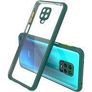 Kryt na mobil Hishell two colour clear case for Xiaomi Redmi Note 9 Pro / 9S green