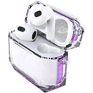 Hishell Two Colour Clear Case for Airpods 3 Purple - Pouzdro na sluchátka