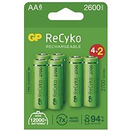 Nabíjecí baterie GP ReCyko 2700 AA (HR6), 6 ks