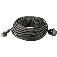 Prodlužovací kabel Emos Prodlužovací kabel gumový 30m 3x1.5mm, černý