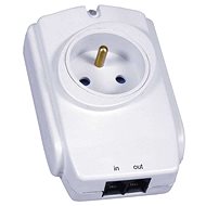 Surge Protector  EMOS 1x socket, White