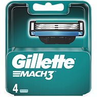 GILLETTE Mach3 4 Pcs - Men's Shaver Replacement Heads