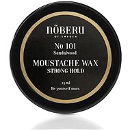 Vosk na vousy NOBERU Sandalwood Strong Hold Wax 25 ml - Vosk na vousy