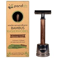 PANDOO Bamboo Razor Thin Handle + Razor Blades 10 pcs - Razor