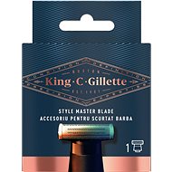 KING C. GILLETTE Style Master Holicí strojek se 4směrovými hlavicemi - Pánské náhradní hlavice
