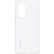 Honor 50 Silicone Rubber Case White - Kryt na mobil
