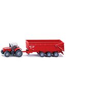 Siku Farmer - Traktor Massey Ferguson s přívěsem - Kovový model