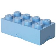 Svačinový box LEGO Box na svačinu 100 x 200 x 75 mm - světle modrý - Svačinový box