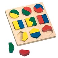 Puzzle Bino Puzzle - Geometrické tvary