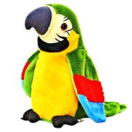 Interactive talking parrot - green