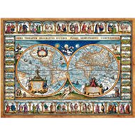 Castorland Puzzle Mapa světa r.1639, 2000 dílků - Puzzle