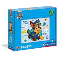 Clementoni Play For Future Obrázkové kostky Tlapková patrola, 12 kostek - Obrázkové kostky
