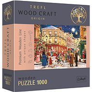 Trefl Wood Craft Origin puzzle Vánoční ulice 1000 dílků