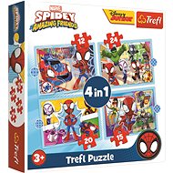 Trefl Puzzle Spidey and his amazing friends 4in1 (12,15,20,24 pieces)