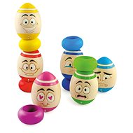 Ulanik Dřevěná sada "Veselé vejce" - Vzdělávací hračka