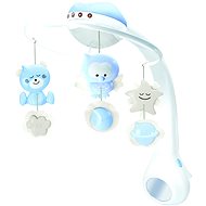 Musical Carousel with Projection, 3-in-1, Blue - Cot Mobile