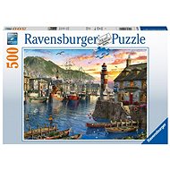 Puzzle Ravensburger 150458 Východ slunce v přístavu