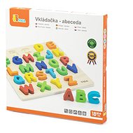 Dřevěná vkládačka - písmena - Vkládačka