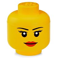 Úložný box LEGO úložná hlava (velikost S) - dívka