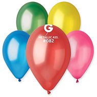 Nafukovací balónky, 26cm, mix metalických barev, 100ks - Balonky