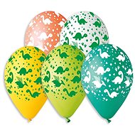 Nafukovací balónky, 30cm, dino, mix barev, 5ks - Balonky