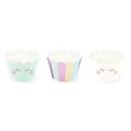 Party muffin cupcakes, Unicorn, mix of colours, 6pcs - Party Accessories
